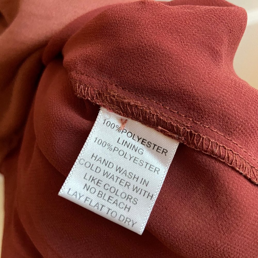 Dusty Pink Ruffle top - Picture 4 of 4